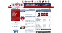 Desktop Screenshot of capecodbaseball.org